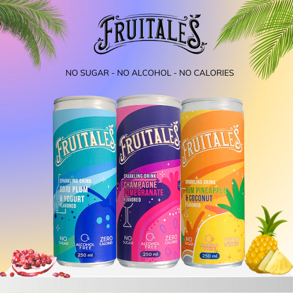 Fruitales Champagne Pomegranate Mocktail